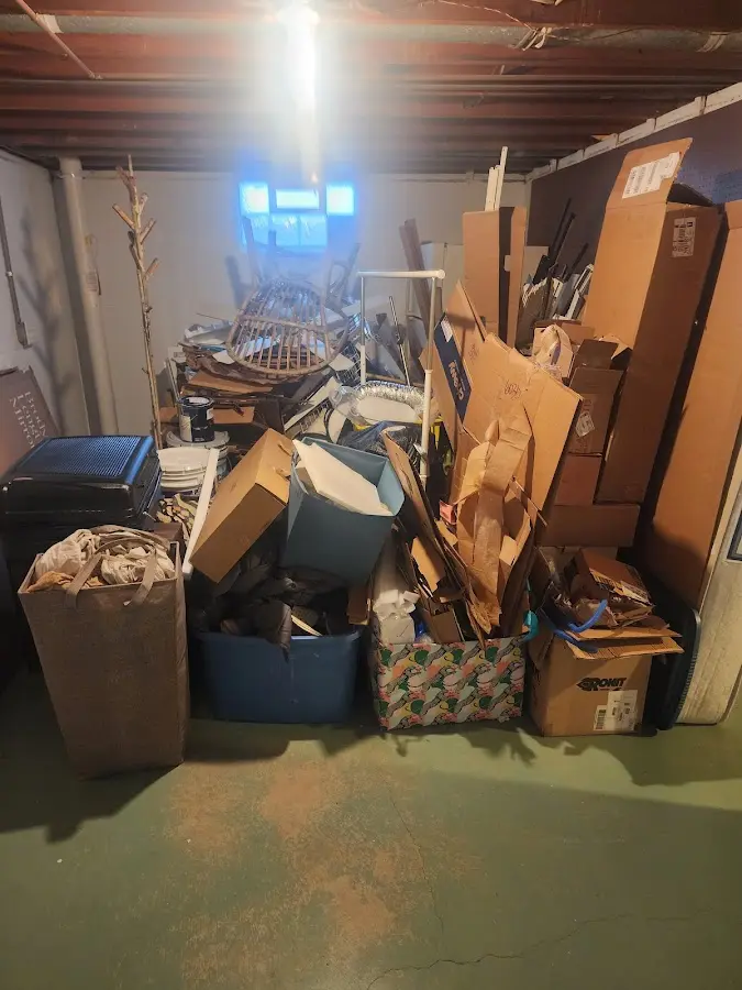 Roll-off dumpster container at job site for 15 Yard Dumpster Rental in Crystal River